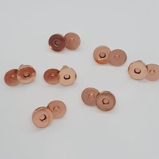 *SECONDS* 18mm Magnetic Snap Rose Gold 5 pack