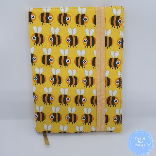 Yellow Bee Covered Notebook