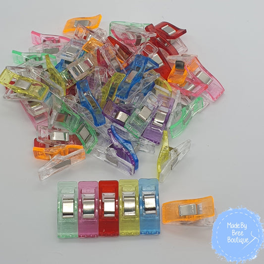 Sewing Clips - Assorted Colours